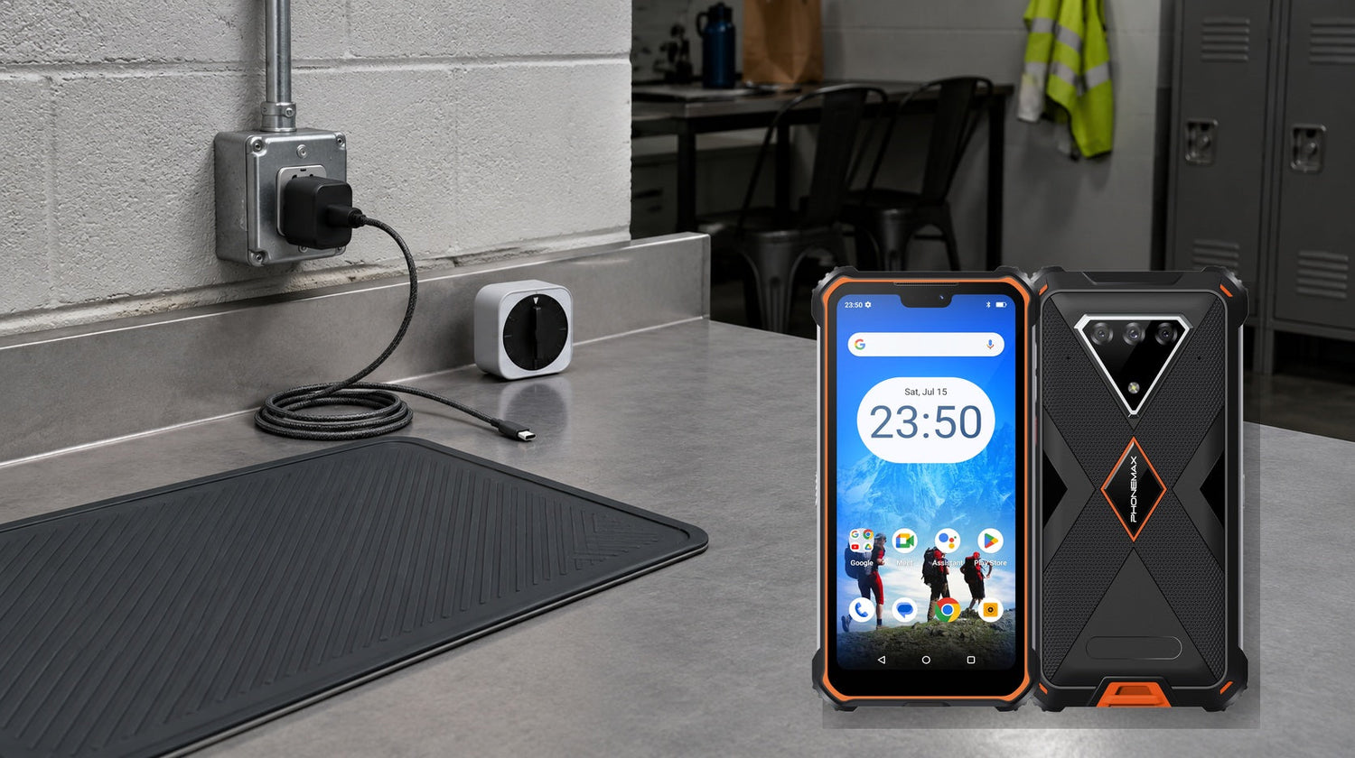 Phonemax M10 shown for a buyer guide about fast charging large battery rugged phone