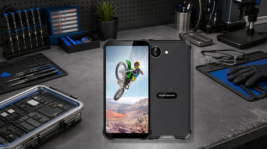 Phonemax X5 shown for a buyer guide about replaceable versus sealed rugged phone battery