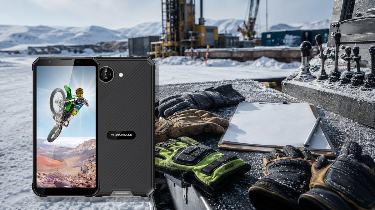 Phonemax X5 shown for a buyer guide about glove touch support rugged phone