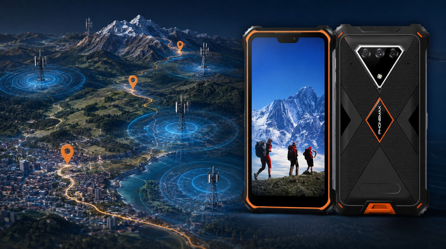 Phonemax M10 beside a route-based cellular coverage evaluation