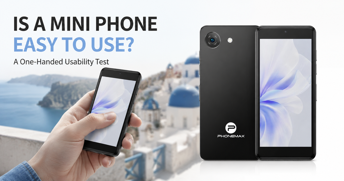 Phonemax Q9 Mini one-handed usability test
