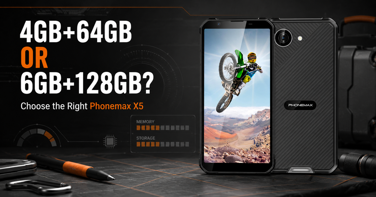 Phonemax X5 4GB 64GB versus 6GB 128GB buying guide