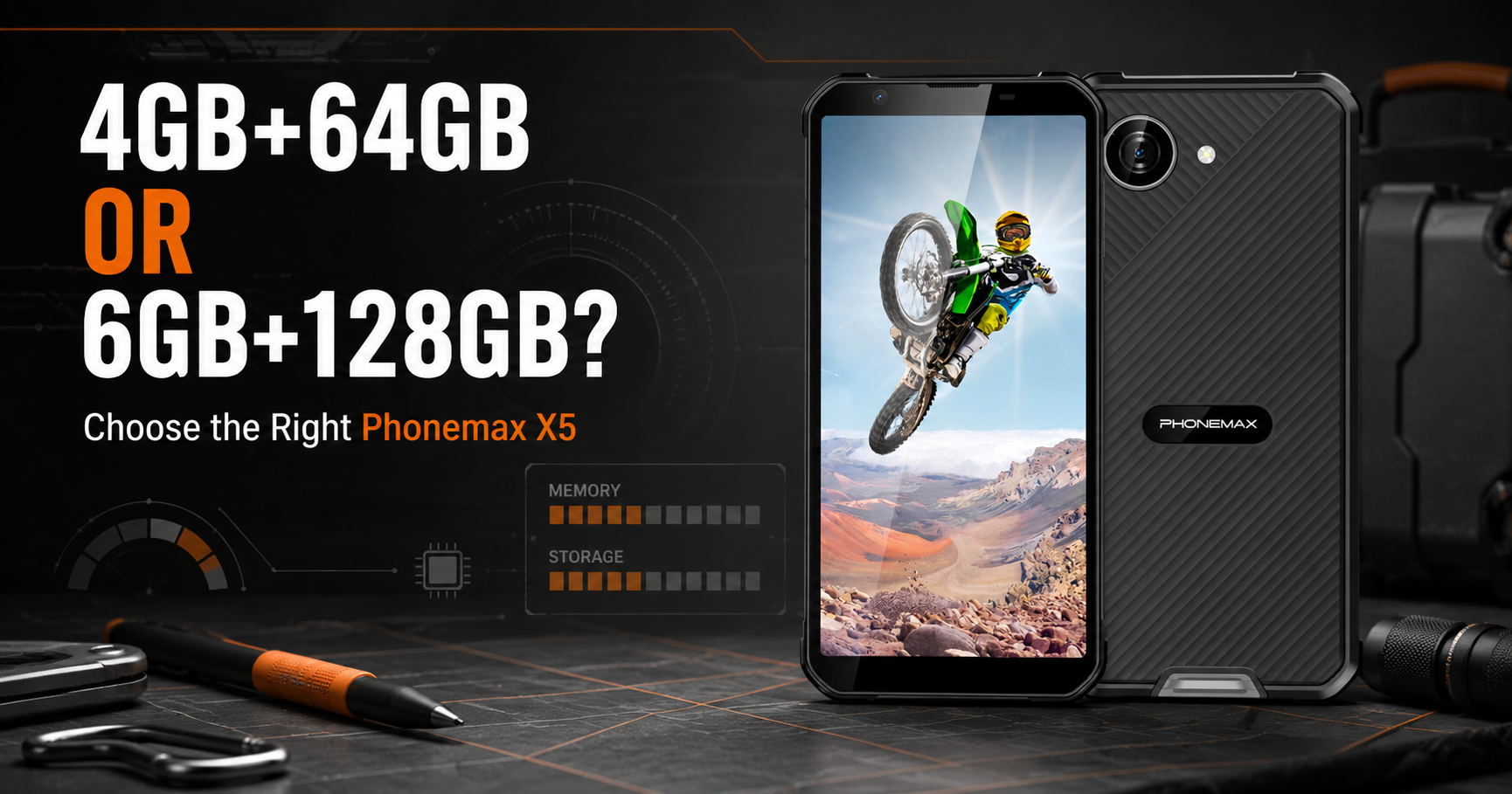 Phonemax X5 4GB 64GB versus 6GB 128GB buying guide