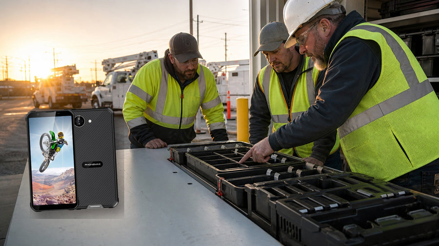 Field team planning a rugged phone spare pool