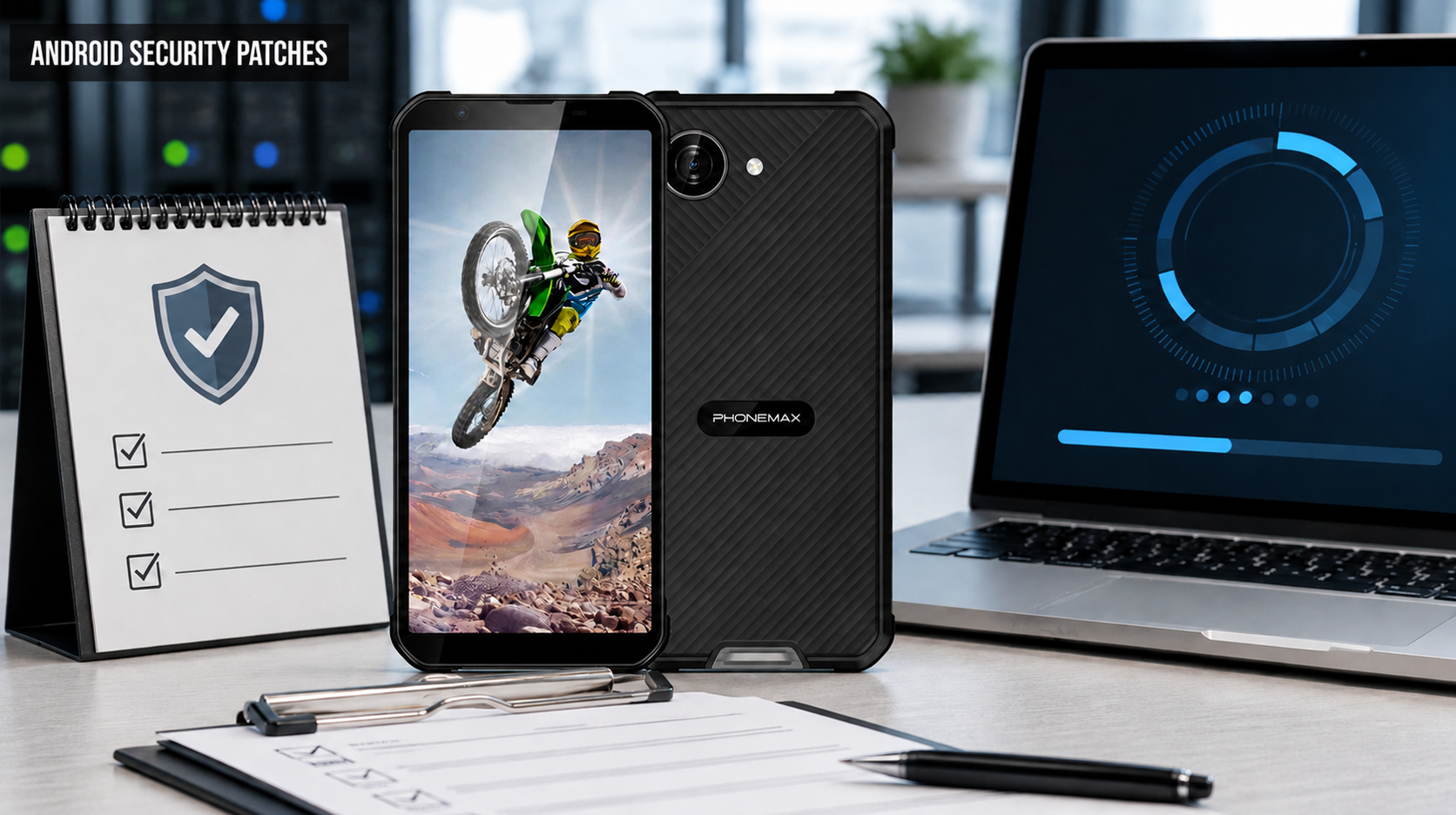 Phonemax X5 with ANDROID SECURITY PATCHES article label