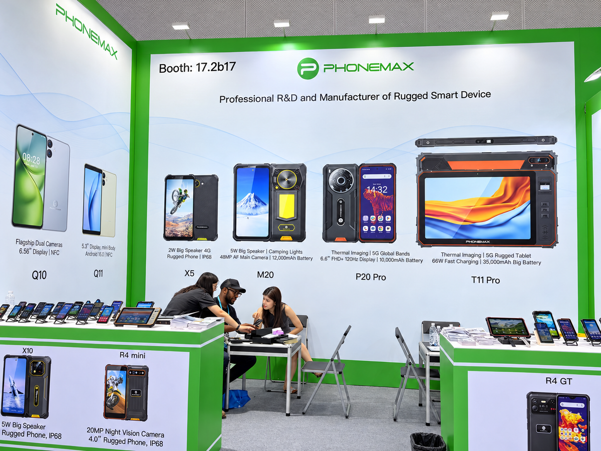Phonemax booth and product range at the October 2026 Canton Fair