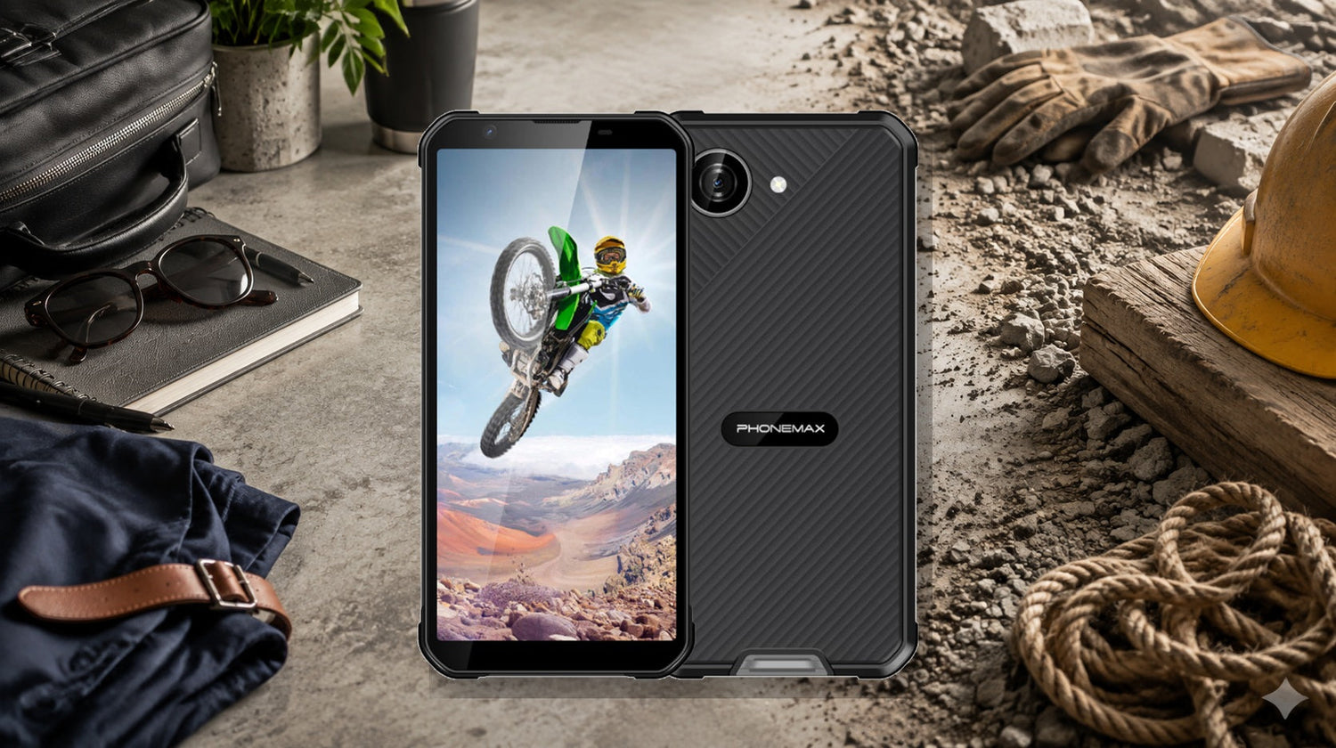Phonemax X5 rugged phone between everyday and construction environments