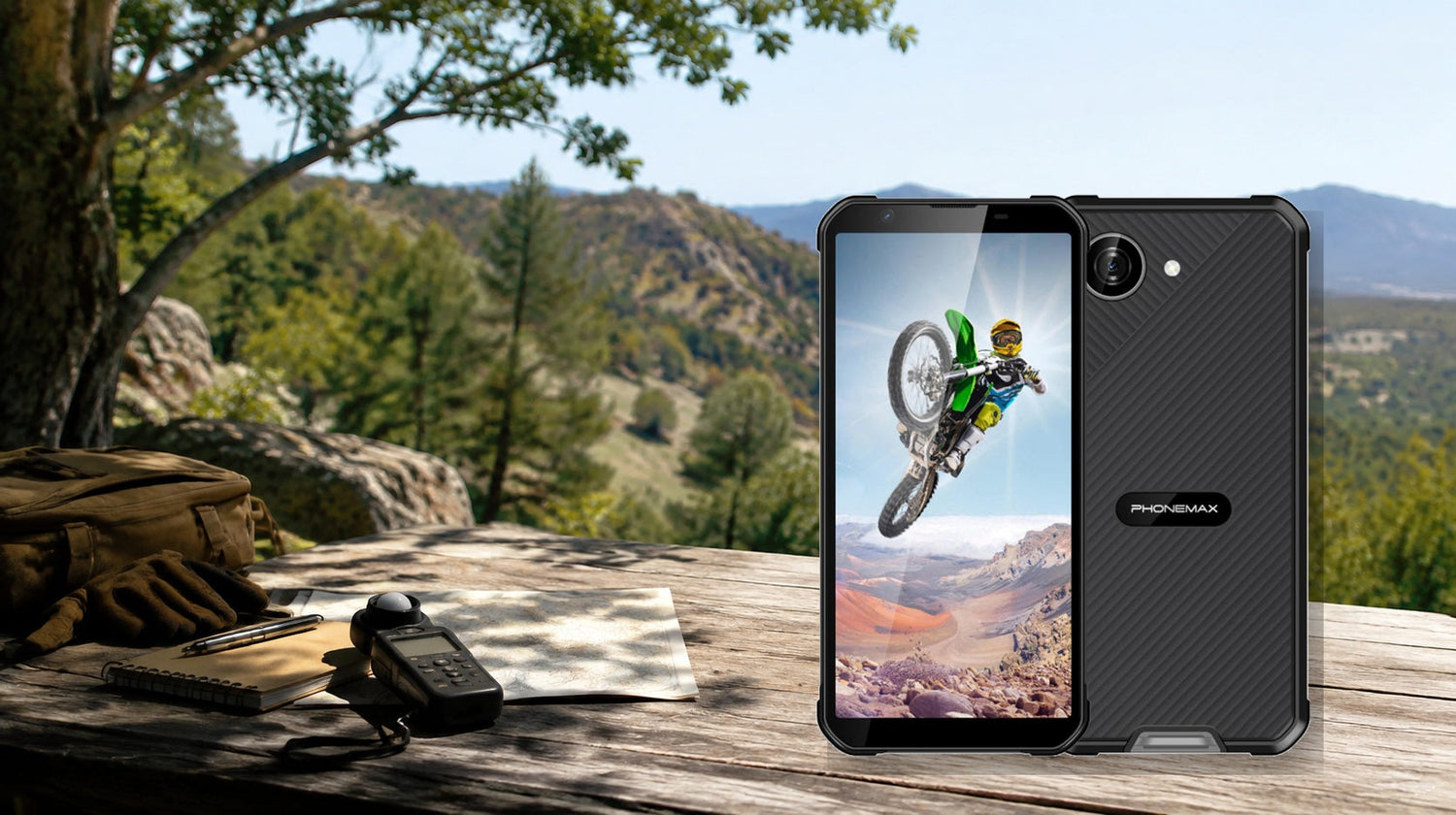 Phonemax X5 shown for a buyer guide about high brightness screen battery drain rugged phone