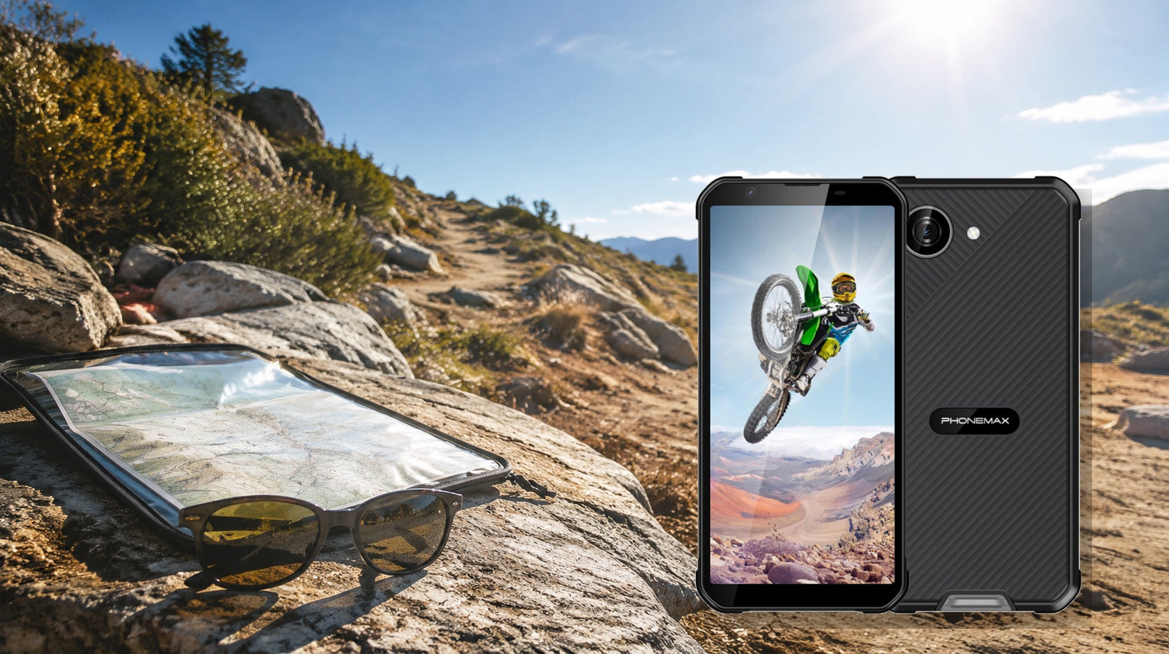 Phonemax X5 shown for a buyer guide about sunlight readability rugged phone