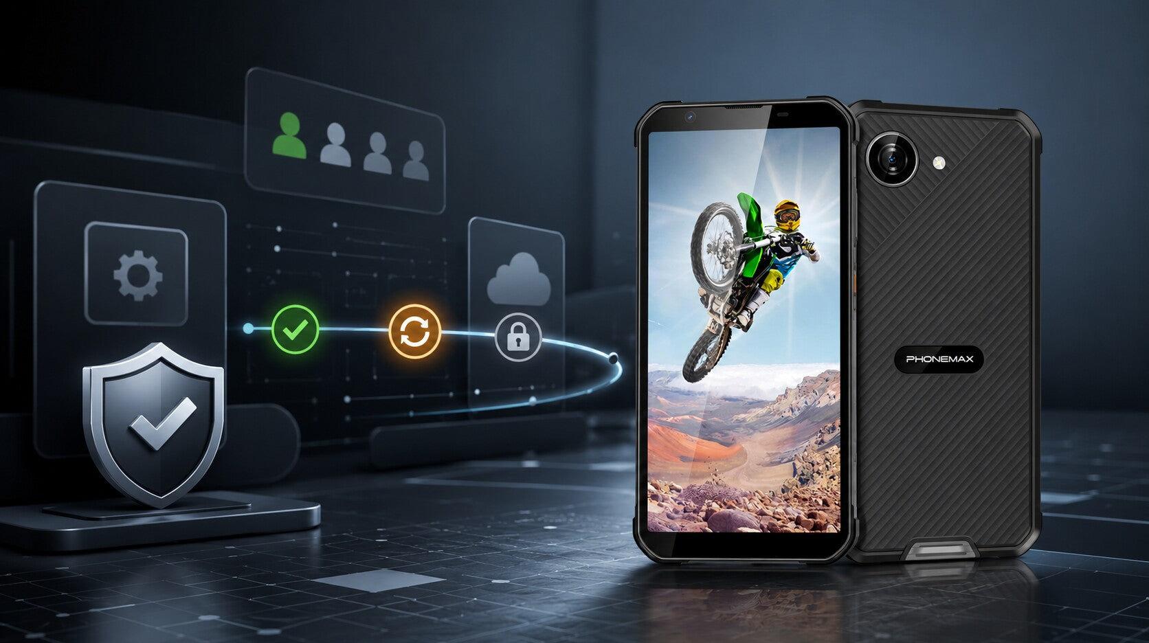 Phonemax X5 in an enterprise Android lifecycle verification scene