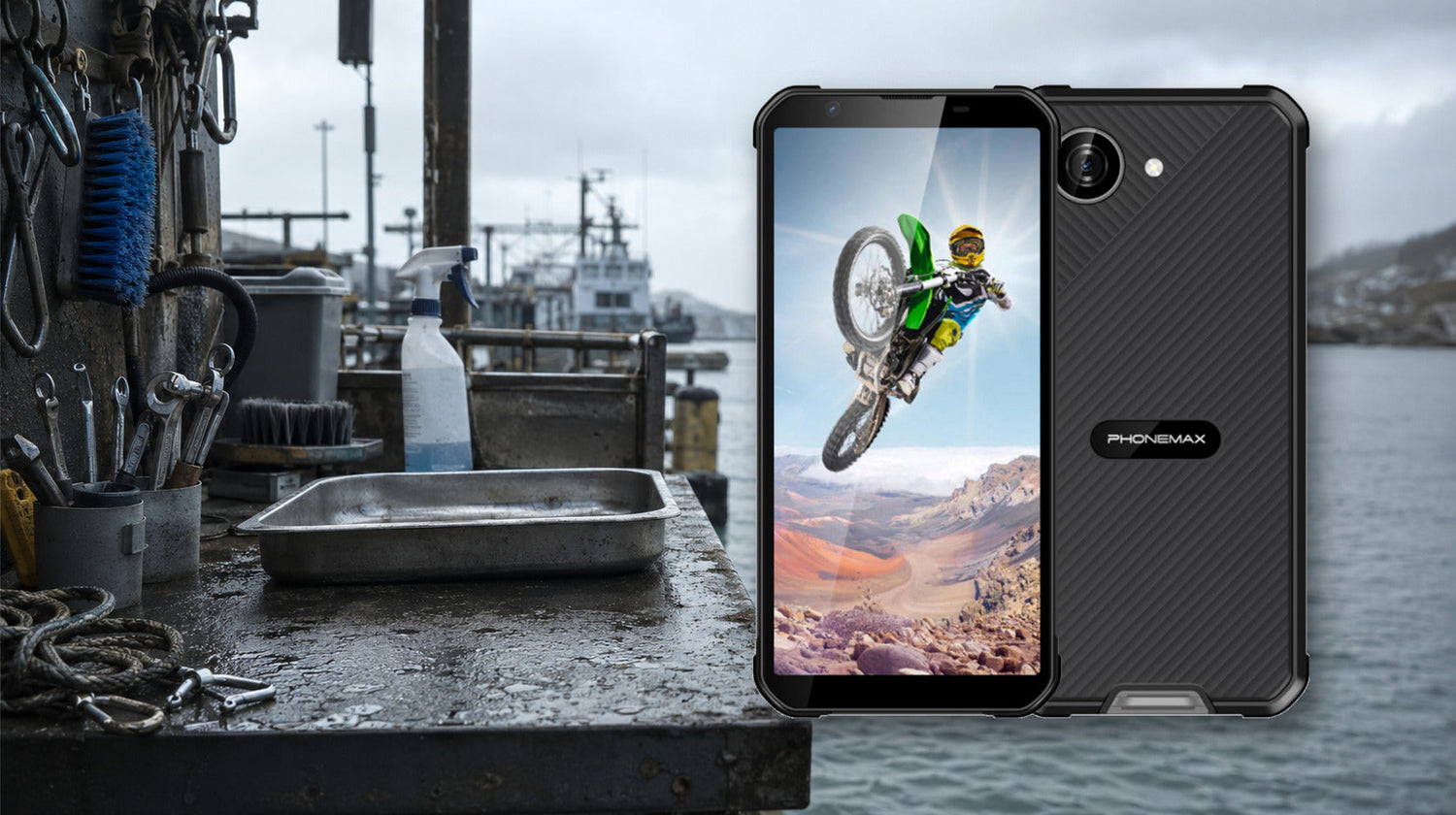 Phonemax X5 salt-water exposure buyer evaluation at a harbor bench