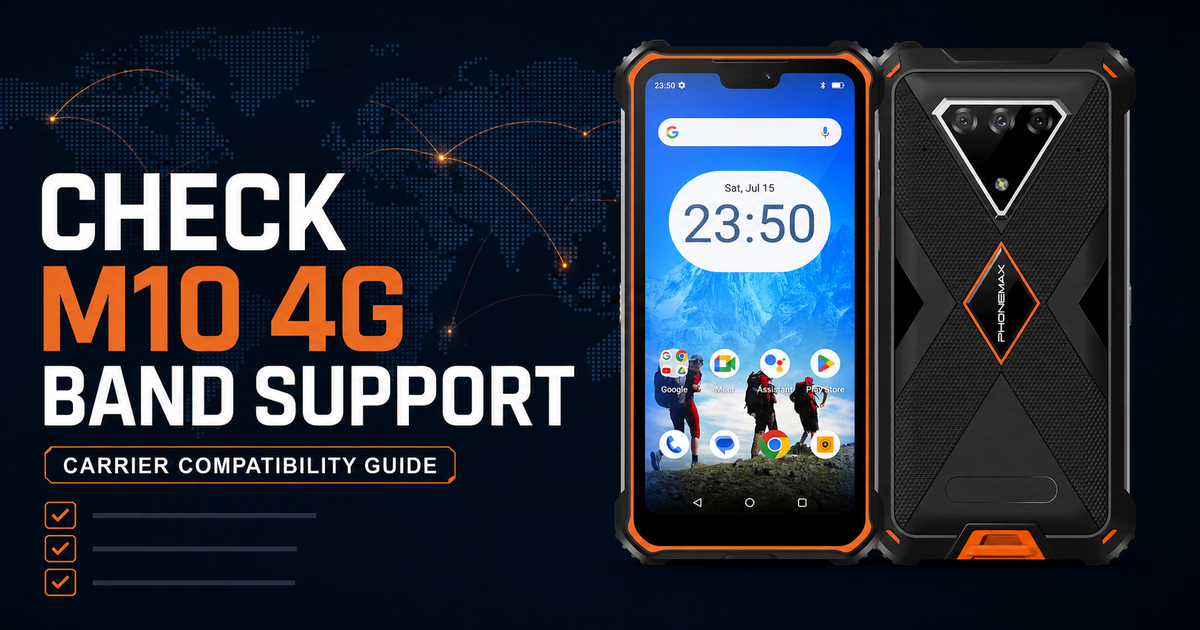Phonemax M10 4G band support and carrier compatibility checklist