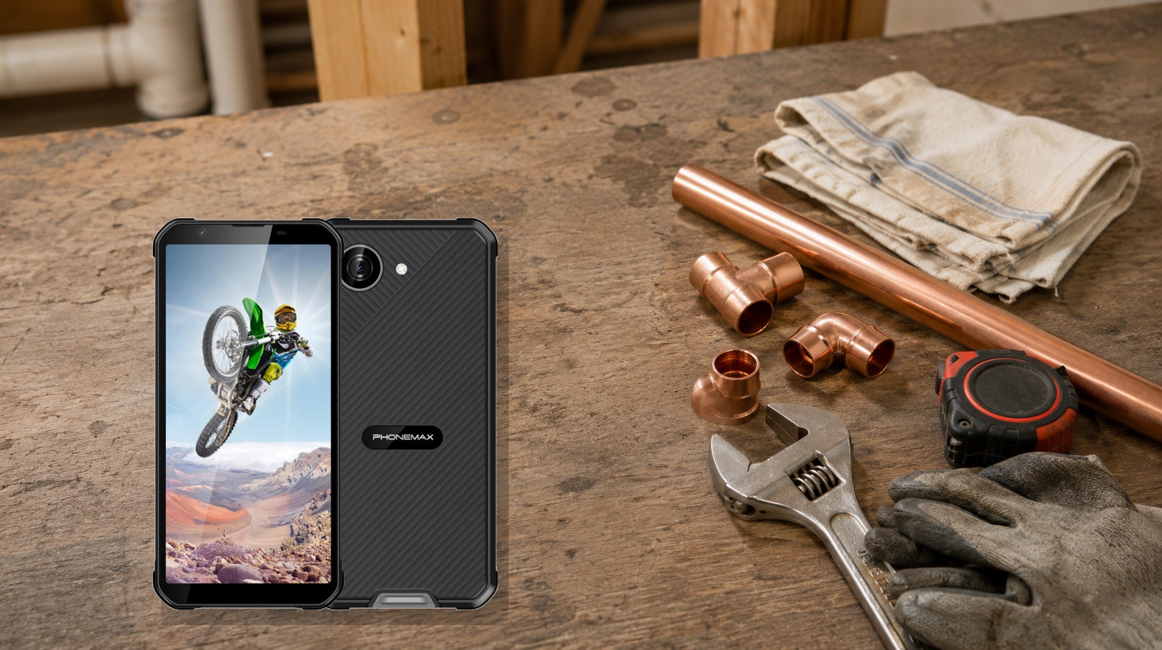 Phonemax X5 with plumbing tools for a field workflow evaluation