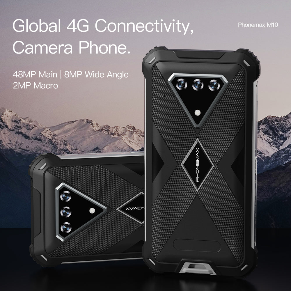 Phonemax M10: Global 4G Band Fast Charging Rugged Phone