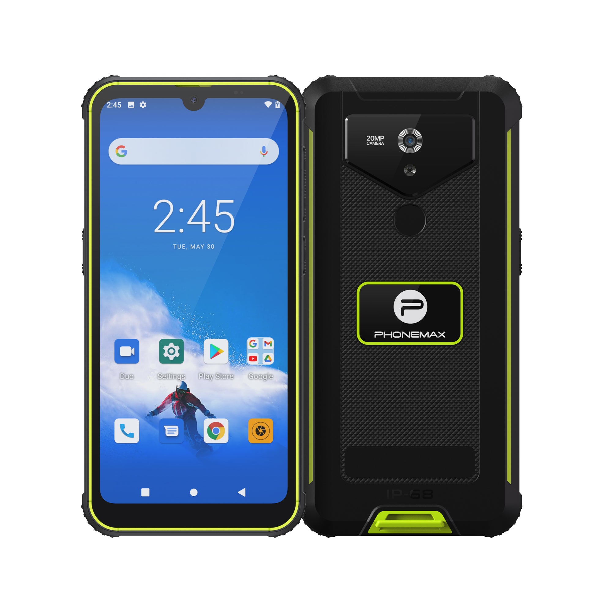 Phonemax M1 Pro: 20MP+20MP Camera Rugged Phone