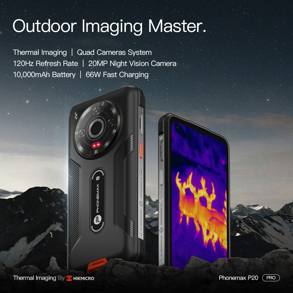 Phonemax P20 Pro: Flagship Thermal Imaging Rugged Phone