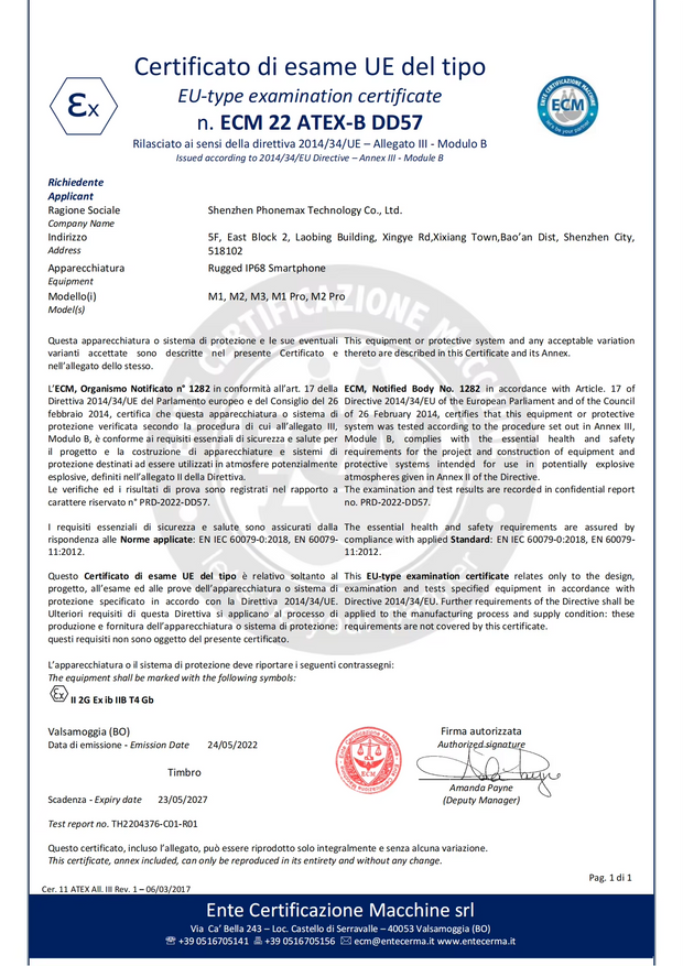 ATEX EU-Type Examination
