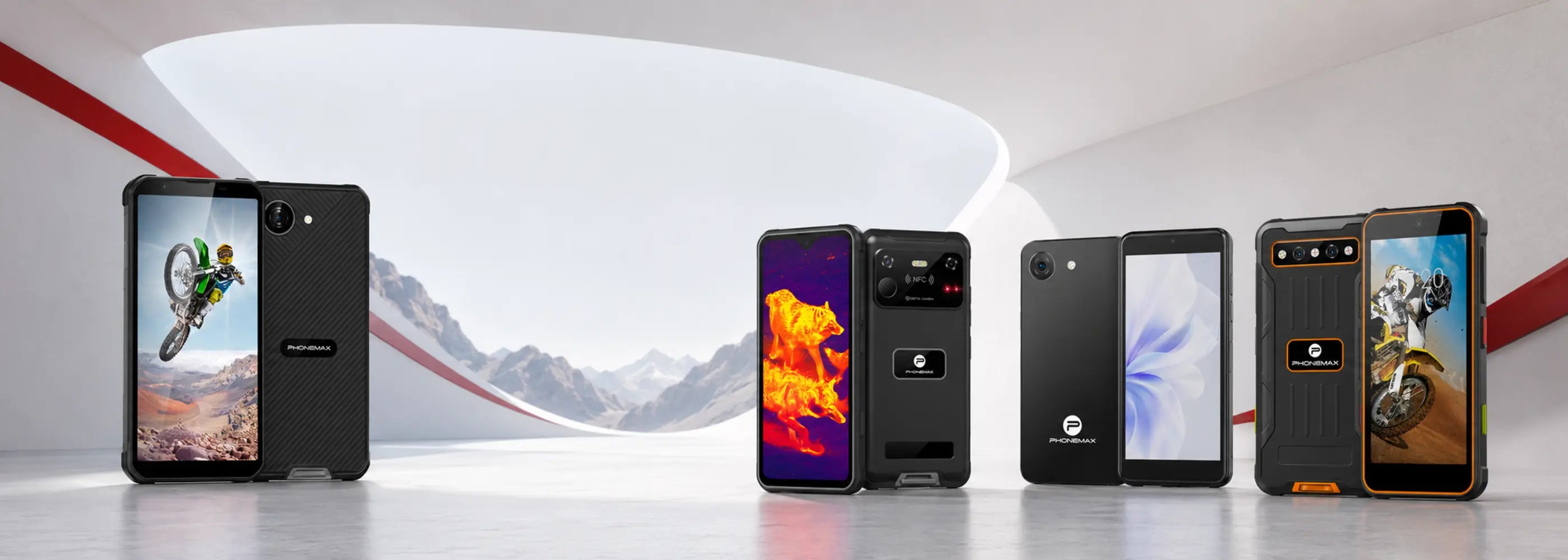 Phonemax X5 R4 GT Q9 mini and R4 mini homepage banner