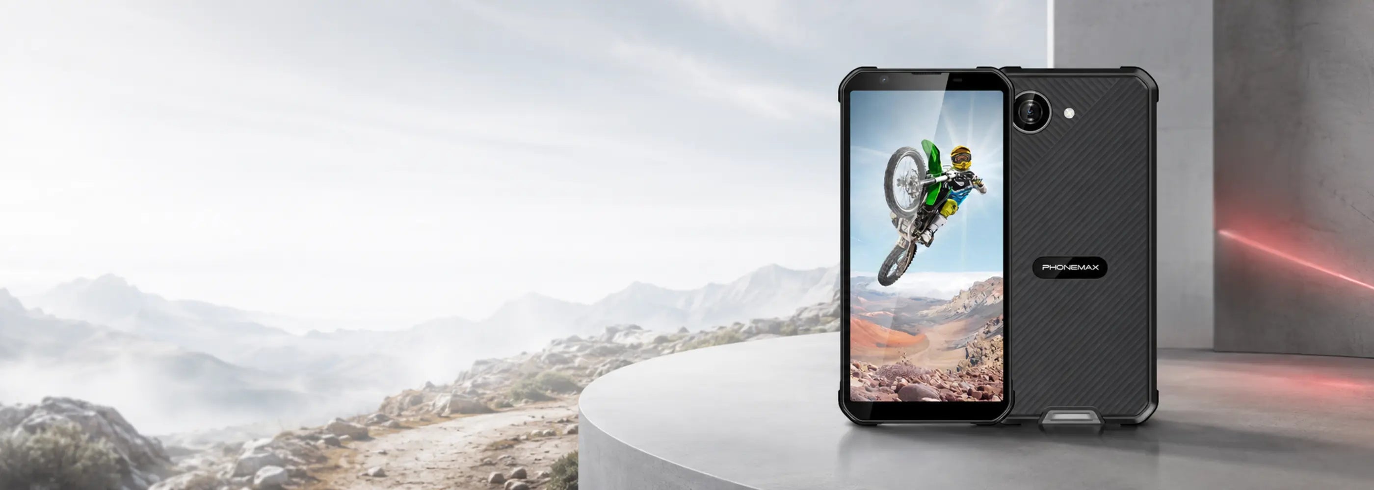 Phonemax X5 compact rugged smartphone homepage banner